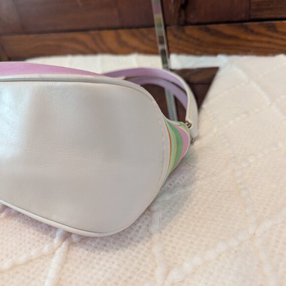 Coach striped legacy multicolor mini baguette bag - Picture 8 of 12